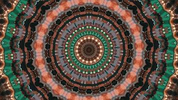 Vibrant and Chaotic Textured Kaleidoscopic Element video