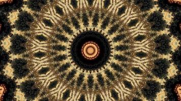 fundo ônix com elemento caleidoscópico fractal tan ocupado video