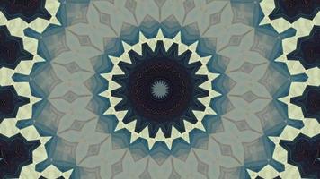 Grey - Blue Fractal Kaleidoscopic Element video