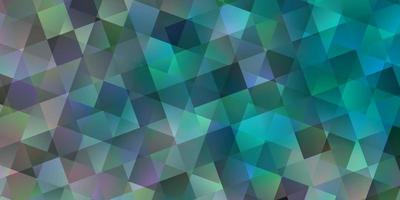 Light BLUE vector texture with poly style with cubes.