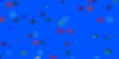 Light Multicolor vector pattern with spheres.