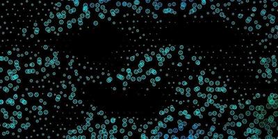 Dark BLUE vector pattern with magic elements.