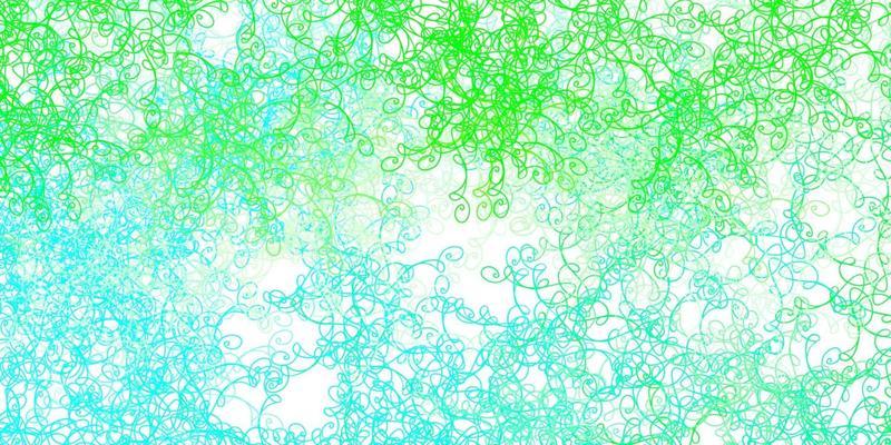 Light Green vector pattern with wry lines.
