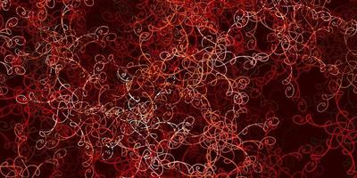 Light Green, Red vector background with wry lines.