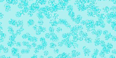 Light green vector pattern with colored snowflakes.