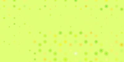 Light Green, Red vector background with wry lines.