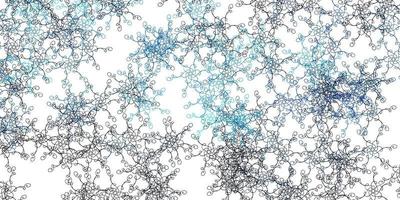 Light BLUE vector backdrop with curves.