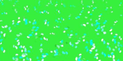 Light green vector background with random forms.