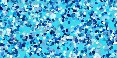 Light blue vector template with abstract forms.