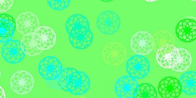 Light Green vector texture with disks.