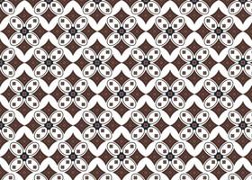 patrón de batik étnico indonesio. patrón floral vector