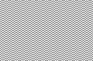 Black and white zigzag chevron pattern. Modern vintage background. vector