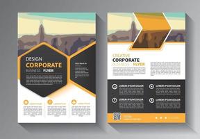 poster flyer pamphlet brochure cover layout annual report vector