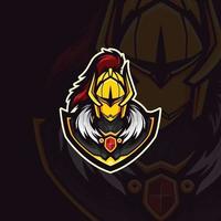 Illustration of brave empire knights mascot vector