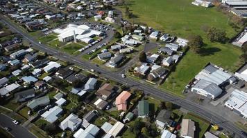 Aerial view of Hamilton, New Zealand photo