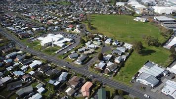 Aerial view of Hamilton, New Zealand photo