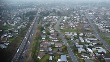 Fotografía aérea de Hamilton, Nueva Zelanda foto