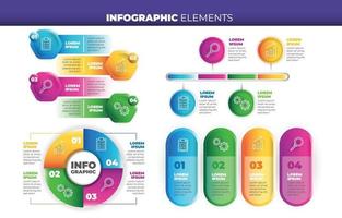 Infographic Elements Template Set vector