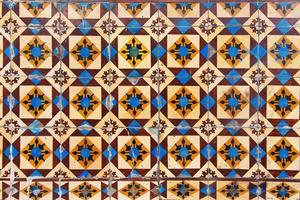 Background of traditional portuguese azulejo tiles