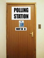 General elections polling station photo