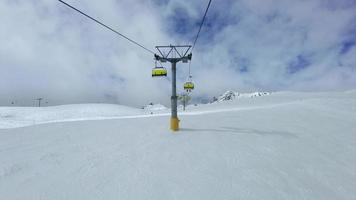 stoeltjesliften in zwitserse alpen