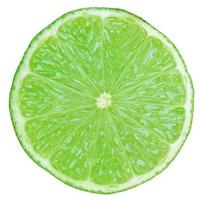 Lime slice isolated photo