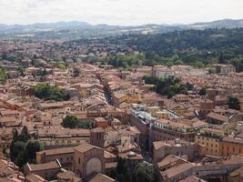 Aerial view of Bologna photo