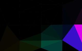 Dark Multicolor, Rainbow vector polygonal template.