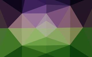 Dark Pink, Green vector triangle mosaic texture.