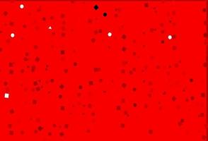 Light Red vector layout with circles, lines, rectangles.