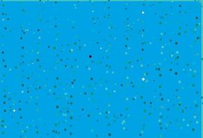 Light Blue, Green vector background with triangles, circles, cubes.