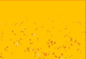 Light Yellow, Orange vector layout with circle shapes.