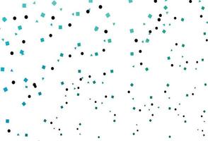 Light Blue, Green vector backdrop with lines, circles, rhombus.