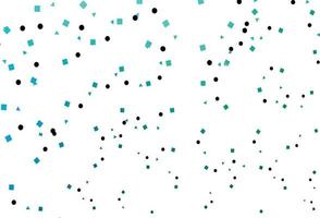 Light Blue, Green vector backdrop with lines, circles, rhombus.