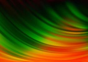 Dark Multicolor, Rainbow vector background with abstract lines.