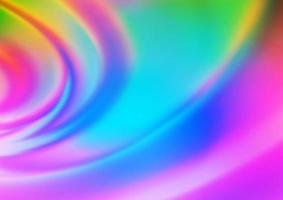 Light Multicolor, Rainbow vector blurred and colored background.