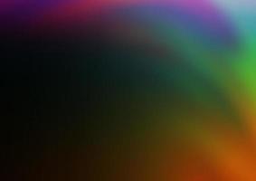 Dark Multicolor, Rainbow vector modern elegant background.