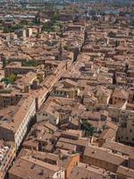 Aerial view of Bologna photo