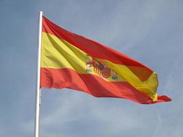 bandera de españa foto