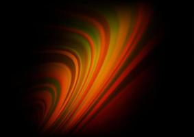 Dark Orange vector glossy abstract background.