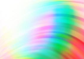 Light Multicolor, Rainbow vector template with bent lines.