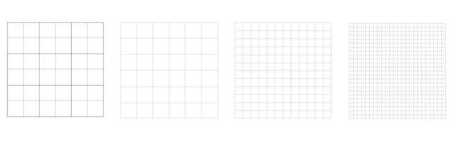 Grid pattern background collection. vector