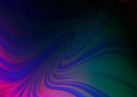 Dark Multicolor, Rainbow vector glossy bokeh pattern.