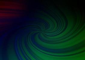 multicolor oscuro, arco iris vector patrón abstracto de brillo borroso.