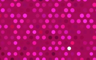 Light Pink vector pattern with spheres.