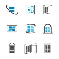 Window logo images illustration vector