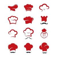 Chef logo images vector