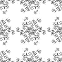 calumba, seamless b-w vector