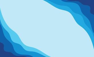 Wave blue  background vector wallpaper