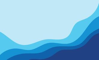 Wave blue  background vector wallpaper